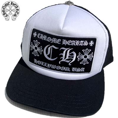 ϡ CHROMEHEARTS ˹ å եȻɽŷܥ󥯥΢饤å奭å CH HOLLYWOOD USA Trucker BLACK<img class='new_mark_img2' src='https://img.shop-pro.jp/img/new/icons2.gif' style='border:none;display:inline;margin:0px;padding:0px;width:auto;' />