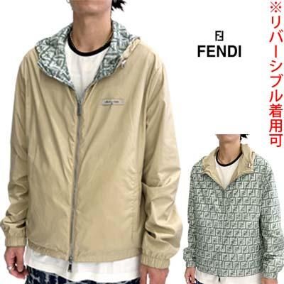 FENDI リバーシブル　ジャンバー フェンディ FENDI ジャケット メンズ ウインドブレーカー