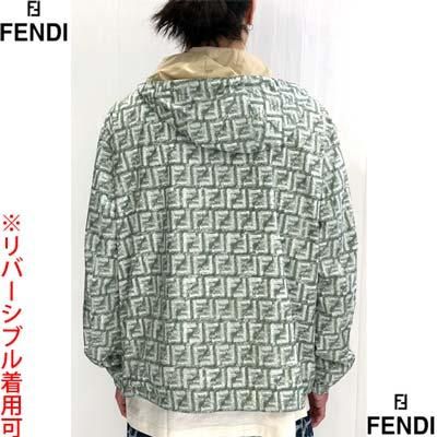 FENDI フェンディ ズッカ柄 ジャケット 裏起毛 リバーシブル ペカン 楽天市場】【中古】 FENDI （フェンディ） ズッカ柄