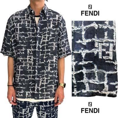 FENDI フェンディ 半袖シャツ 楽天市場】FENDI フェンディ FF総柄 シルク 半袖シャツ FS0795