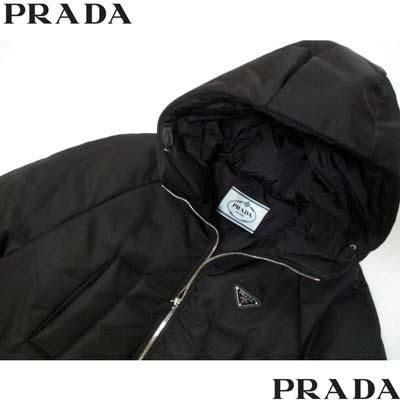 激安通販 PRADA プラダ レディース ロングジャケット ダウンコート フラワー・リース