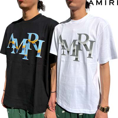 ߥ AMIRI  ȾµT T STAGGERED CHROME եȥǡ󥫥顼Ļꥷ硼ȥ꡼T / PS24MJL020 100/001<img class='new_mark_img2' src='https://img.shop-pro.jp/img/new/icons2.gif' style='border:none;display:inline;margin:0px;padding:0px;width:auto;' />