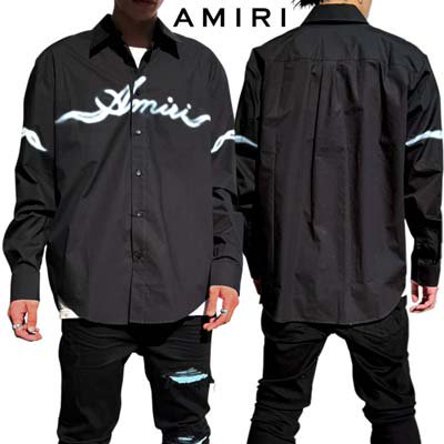 ߥ AMIRI  ȥåץ  Ĺµ SMOKE եȥ⡼/ʬ⡼ǥꥫ奢륷 ֥å PS24MSL008 001<img class='new_mark_img2' src='https://img.shop-pro.jp/img/new/icons2.gif' style='border:none;display:inline;margin:0px;padding:0px;width:auto;' />