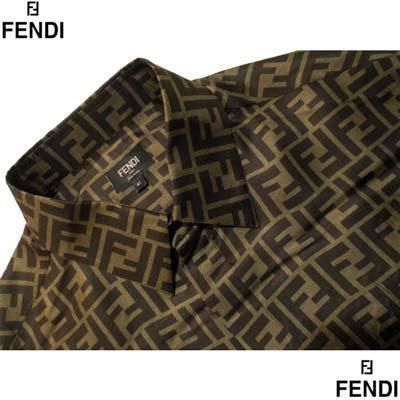 フェンディ FENDI シャツ 半袖 メンズ カジュアル トップス 全体