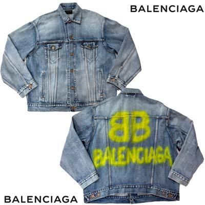 バレンシアガ　デニムジャケット デニムブルー バレンシアガ BALENCIAGA ジャケット アウター メンズ デニム G