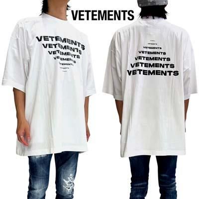 【VETEMENTS】ヴェトモン　Ｔシャツ　Tシャツ　ユニセックス ヴェトモン VETEMENTS Tシャツ メンズ 半袖 ユニセックス可 ロゴ