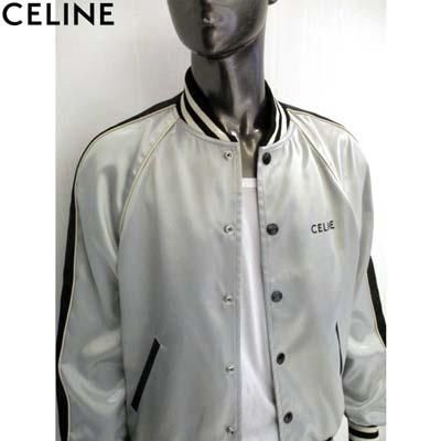 Celine アウター セリーヌ CELINE CELINE スタジャン 2W71C896C ウール×レザー