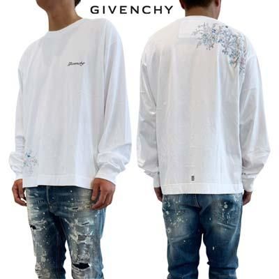 GIVENCHYジバンシー　花柄シャツ GIVENCHY (ジバンシィ) フラワープリント クルーネック 長袖 T