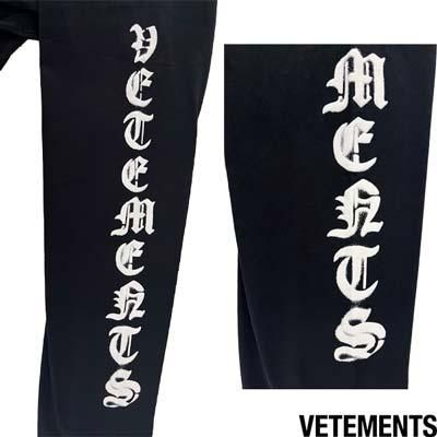 VETEMENTS ヴェトモン ロンT ロングTシャツ 長袖 ユニセックス ブラック