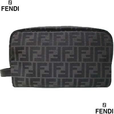 FENDI ✨ズッカ　ウエストポーチ　セカンドバッグ　PVCレザー　ベージュ フェンディ/ウエストポーチ/フェンディマニア/ズッカ柄/ブラウン