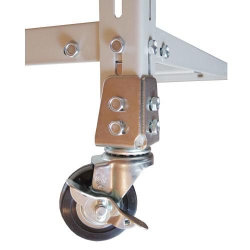 ない様キャスター キャスター φ75mm ストッパー付き 4個セット - スチール棚.com -