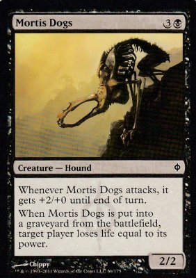 MTG-NPH-066 死の犬/Mortis Dogs【英語版】(若干傷み) - 【カード 