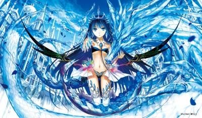 水龍の巫女 雫」ファンディールプレイマット - 【カードショップ