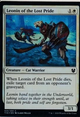 英語版 失われた群れのレオニン Leonin Of The Lost Pride Foil カードショップ アヴァロン