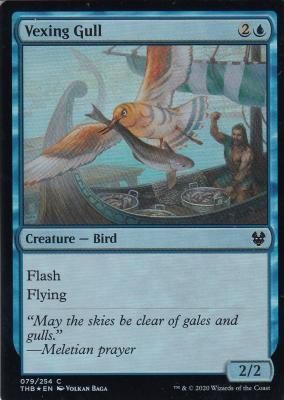Mtg Thb 079 鬱陶しいカモメ Vexing Gull 英語版foil 初期傷あり カードショップ アヴァロン