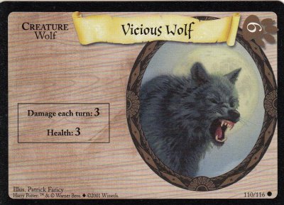 残忍な狼 Vicious Wolf 英語版 若干傷み カードショップ アヴァロン