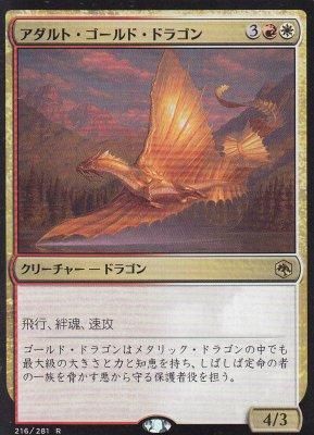 AFR-216 アダルト・ゴールド・ドラゴン/Adult Gold Dragon【Foil
