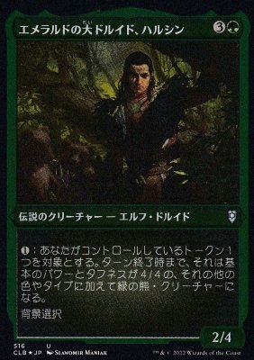 CLB-516 エメラルドの大ドルイド、ハルシン/Halsin, Emerald Archdruid【FOIL】 - 【カードショップ　アヴァロン】