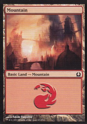 MTG-RTR-267 山/Mountain【英語版】(若干傷み) - 【カードショップ　アヴァロン】