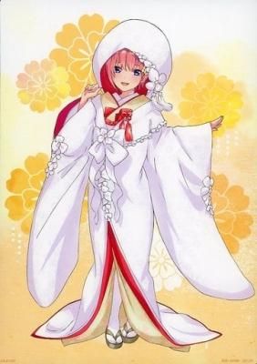 白無垢イラストボード【中野一花】一番くじ 映画 五等分の花嫁
