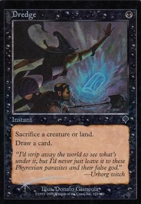 INV-103 底ざらい/Dredge【英語版FOIL】(若干傷み) - 【カードショップ