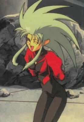 天地無用！カード【C018 CHARACTER CARD 魎呼09】(若干傷み