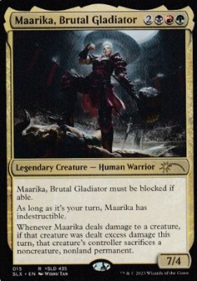 MTG SLX-015 Maarika, Brutal Gladiator/Zangief, the Red Cyclone(若干傷み) -  【カードショップ アヴァロン】