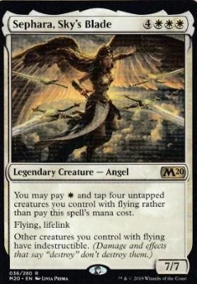 MTG M20-036 天空の刃、セファラ/Sephara, Sky's Blade【英語版