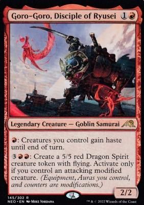 mtg 箔押し プロモ foil 流星の信奉者、ゴロゴロ neo