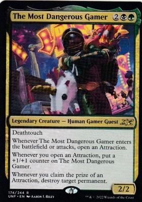 MTG-UNF-174 The Most Dangerous Gamer(わずかに傷み