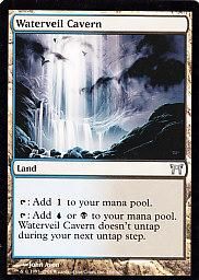 MTG-CHK-286 水まといの洞窟/Waterveil Cavern【英語版