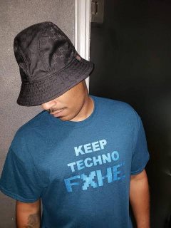 FXHE Keep Techno Tshirt -Blue M size-