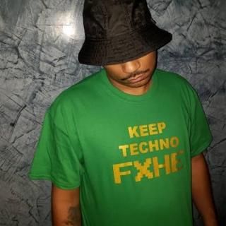 FXHE Keep Techno Tshirt -Green XL size-