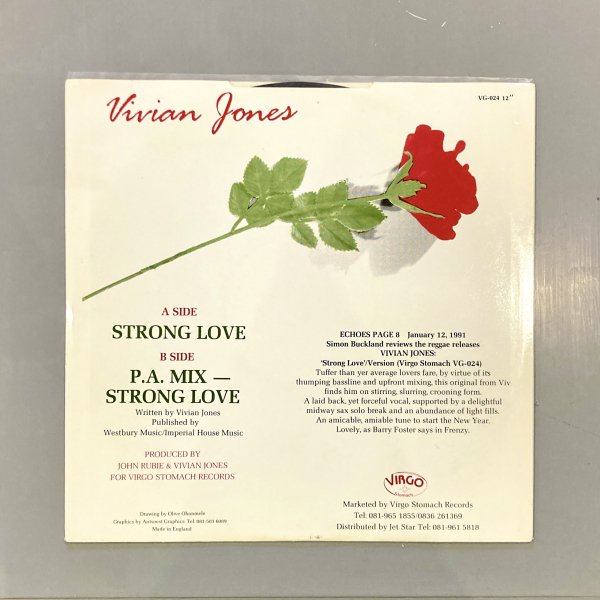 Vivian Jones - Strong Love - 汎芽舎レコード