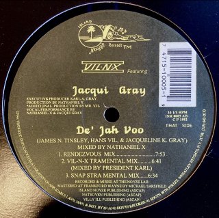 Vil-N-X Featuring Jacqui Gray - De' Jah Voo