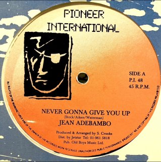 Jean Adebambo - Never Gonna Give You Up
