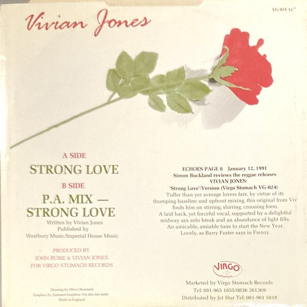 Vivian Jones - Strong Love - 汎芽舎レコード