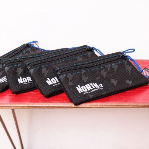 The Athletic  North St. Bags Patch Pouch - Mountain Tops or BBall / Transmission A