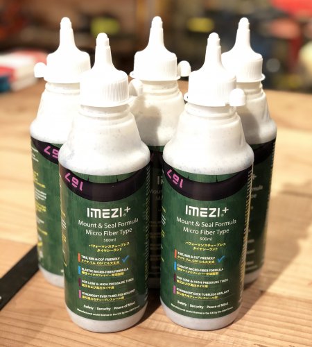 imeZi+ イメジ / Tubeless Tire Sealant / Mount & Seal Formula Micro Fiber Type チューブレスシーラント
