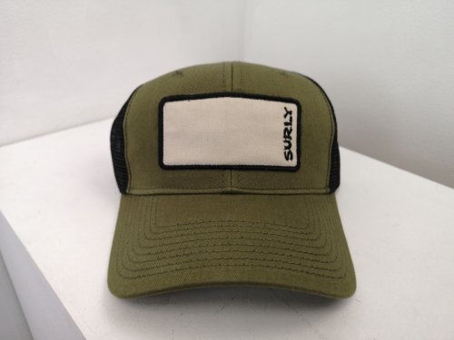 SURLY / Name Patch Trucker Hat / Olive Green