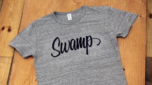 Swamp Basic Logo Tri-Brend T-Shirts / Heather gray