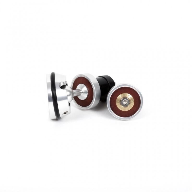 GILLES BERTHOUD ジルベルソー バーエンドミラー ブラック Gilles Berthoud / Handlebar end plugs / Black anodized