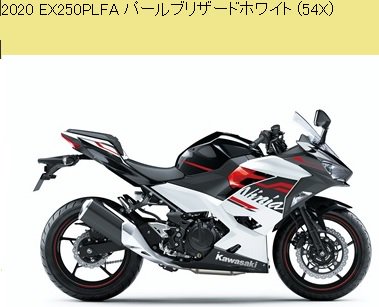 Kawasaki2020 NINJA 250 EX250 PLFA パ－ツカタログ99908128901 3143