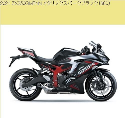 2021 取り扱い説明書 NINJA ZX-25R SE ZX250 GMFNN