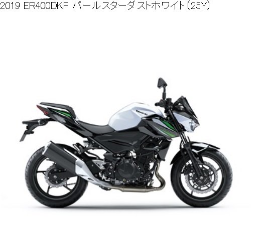 2019 取り扱い説明書 Z400 ER400 DKF