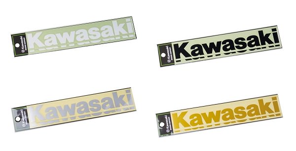 KAWASAKI KAWASAKI:カワサキ ロゴカッティングステッカー(S) カラー：ホワイト