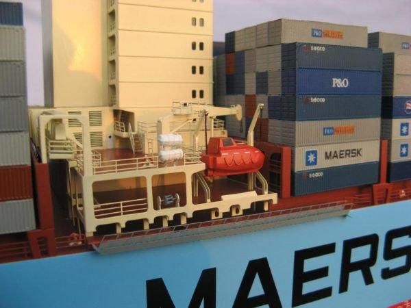 45cm 海上コンテナ船 MAERKSK LINE 完成品 模型 船舶鑑賞用