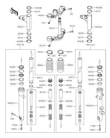 12004-1016 車用品・バイク用品 KAWASAKI カワサキ 純正 部品 パイプ