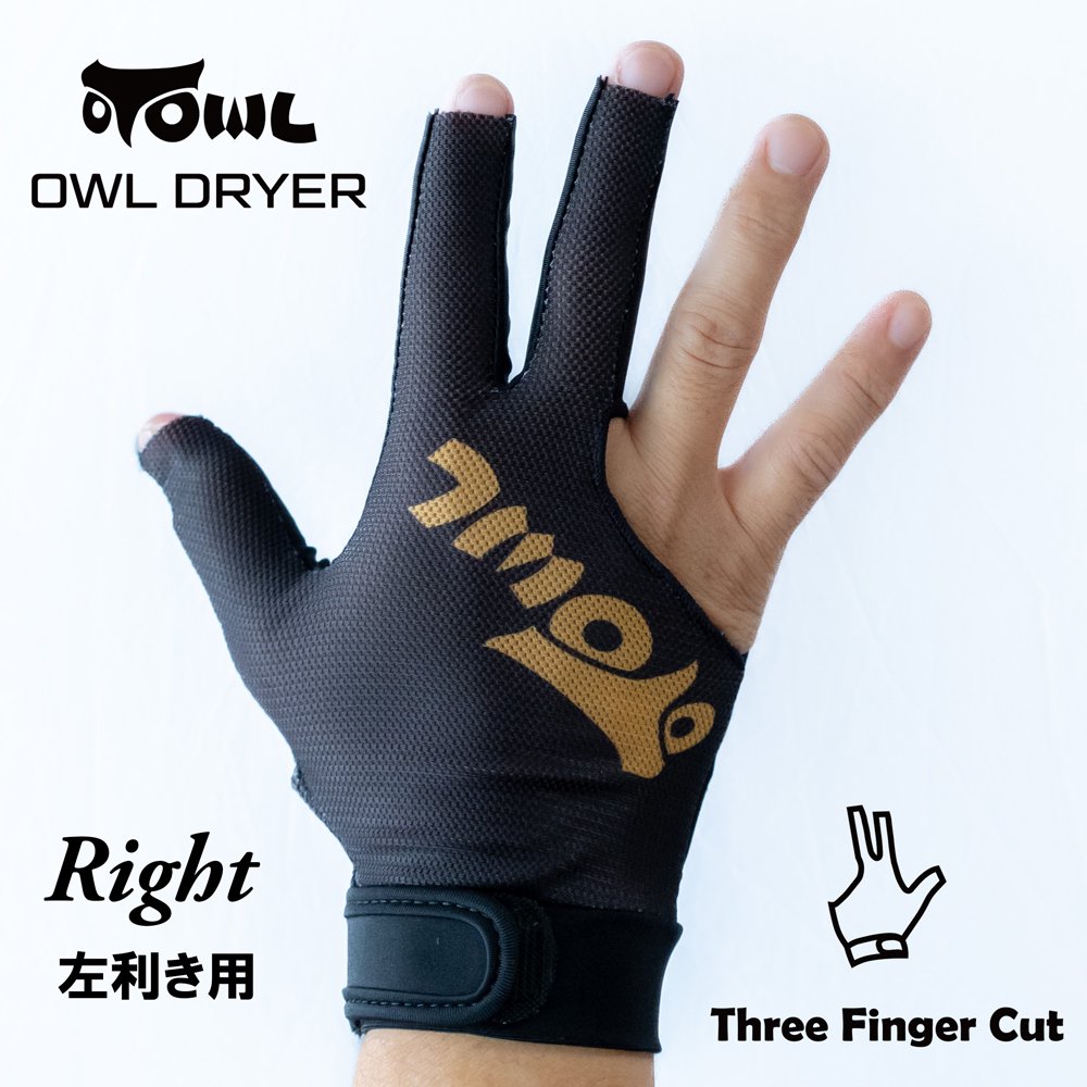 OWL DRYER 3フィンガーカット ブラック・ゴールド 左利き用 - SHOP FLANNEL