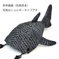 小サメ リュック ／ジャカードデニム（クロコダイル）受注生産